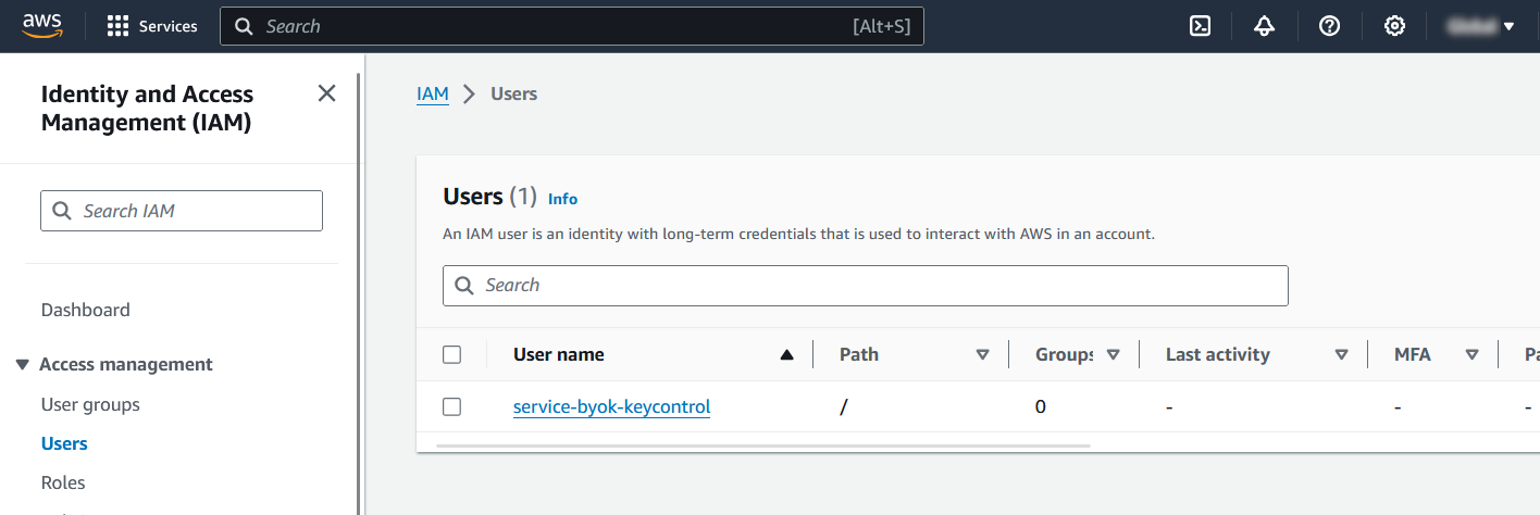 aws create service user 4