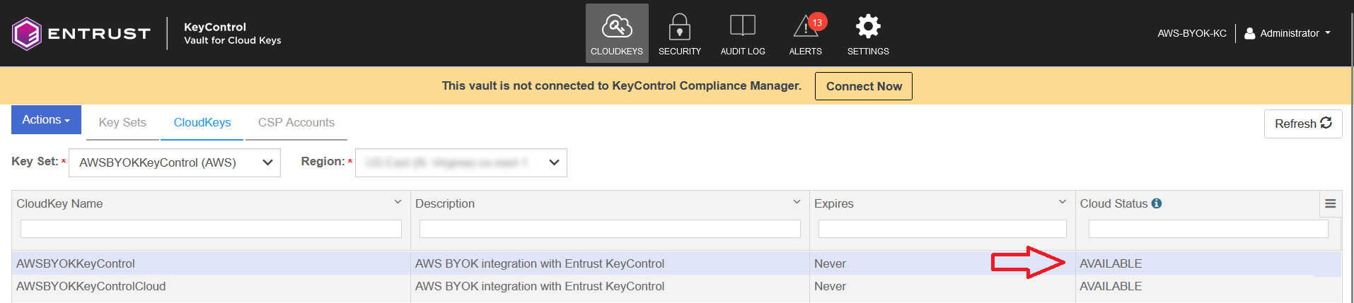 keycontrol cancel deletion cloudkey 5