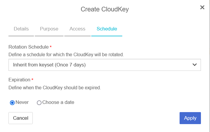 keycontrol create cloudkey 5