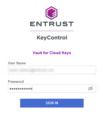 vault login