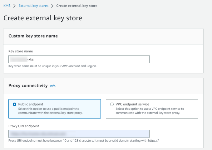 aws xks setup 2