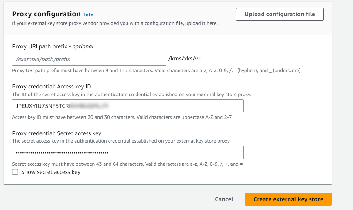 aws xks setup 3