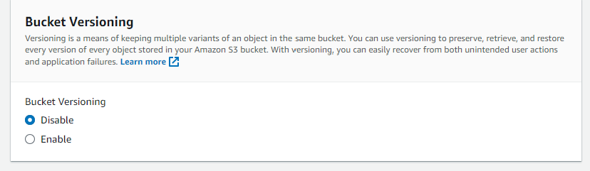 create bucket 4