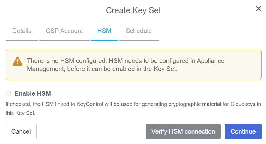 create key set 5