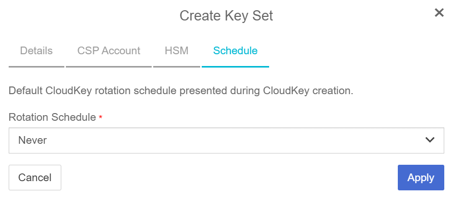 create key set 6