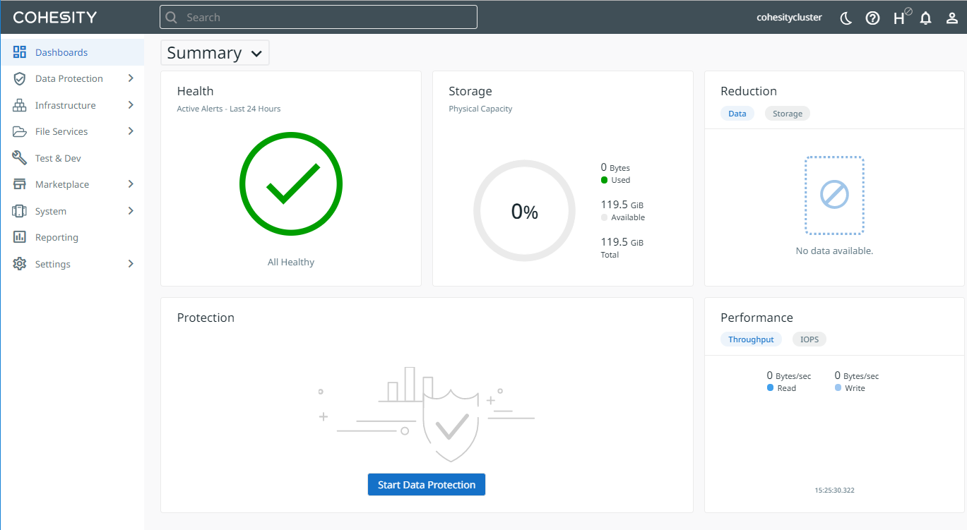 cluster dashboard