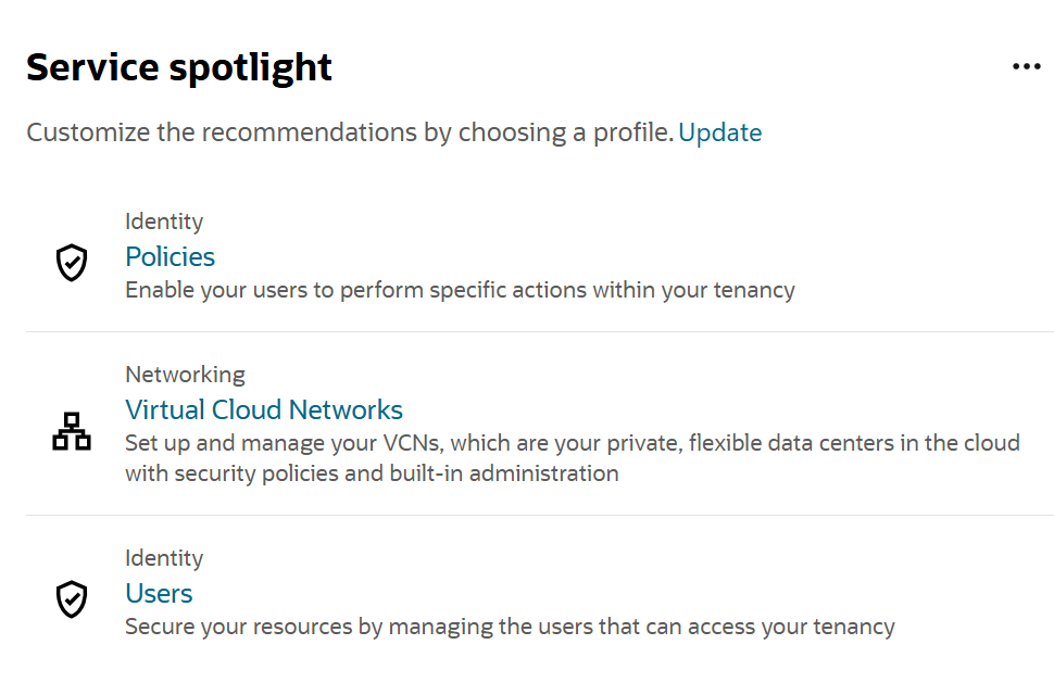 services spotlight