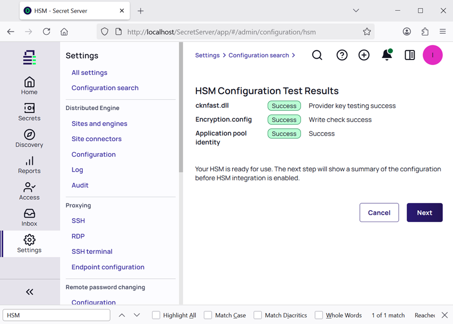 verify hsm provider pkcs11