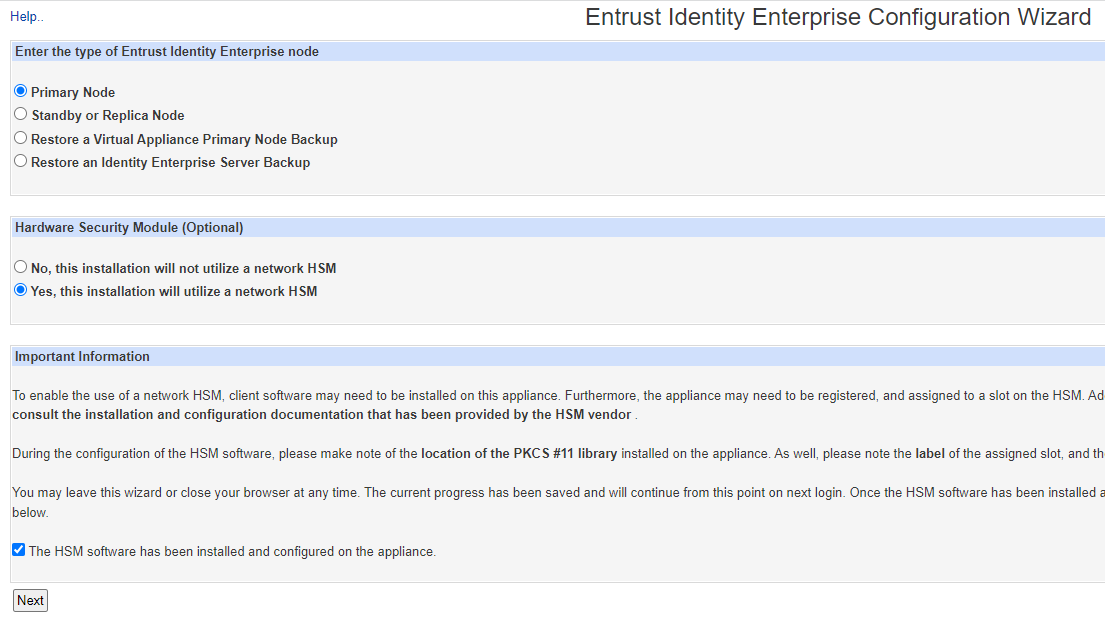 virtual appliance initialization 1