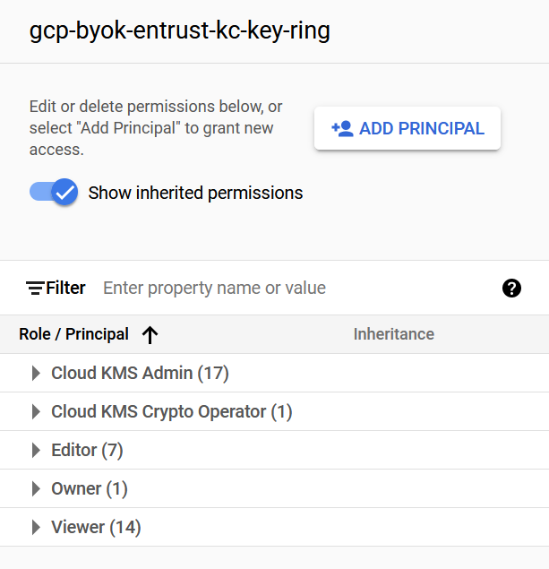 create gcp keyring 2