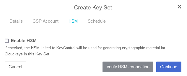 keycontrol create key set 3