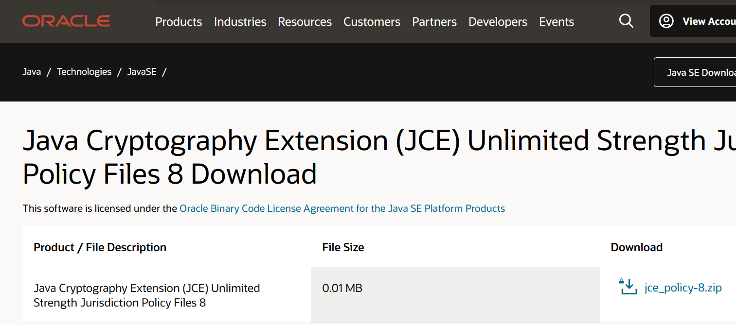 download jce policy 8