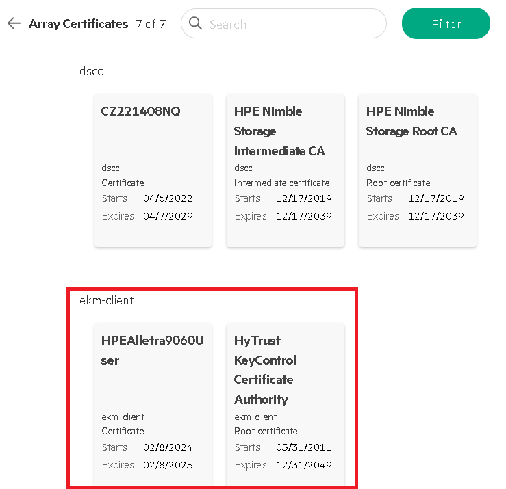 certificate signed request 9060