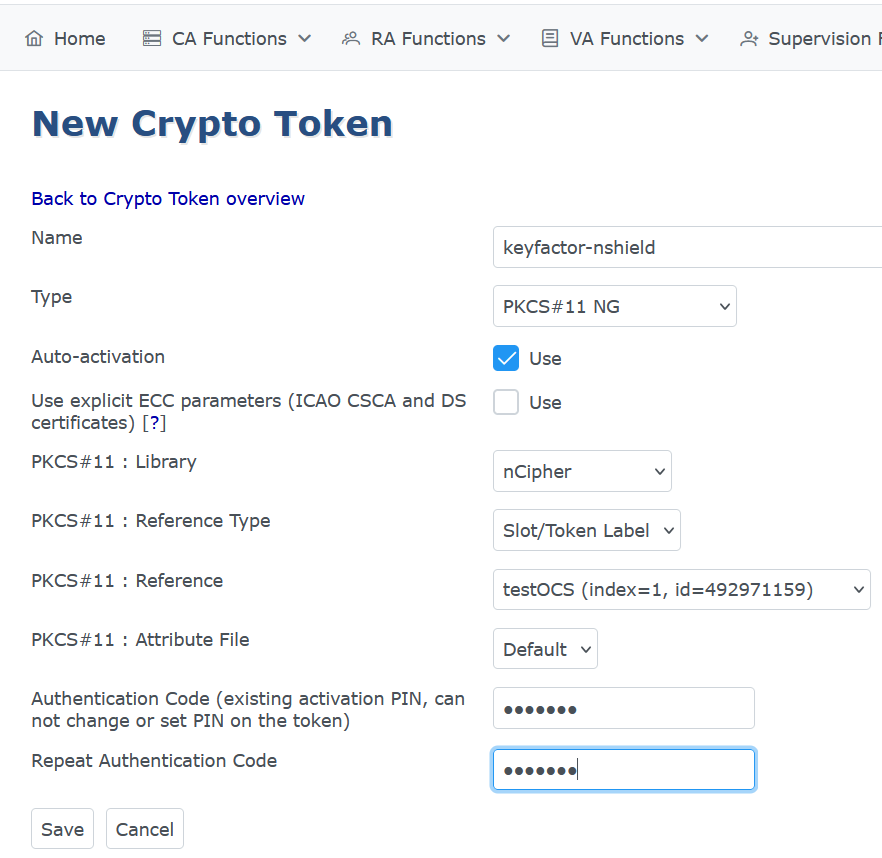 create crypto token 1