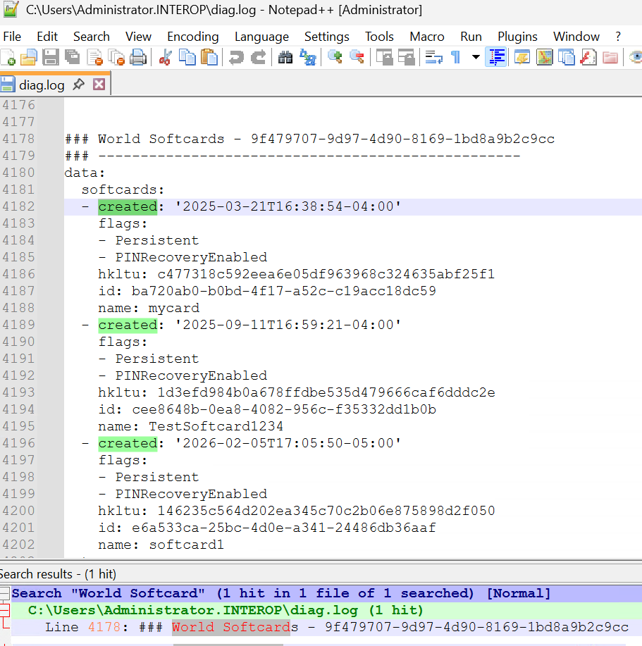 search world softcard
