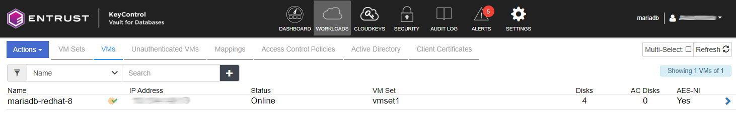 vault vms