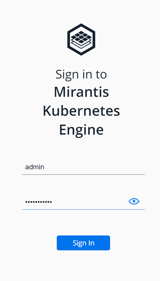 mke web ui signin