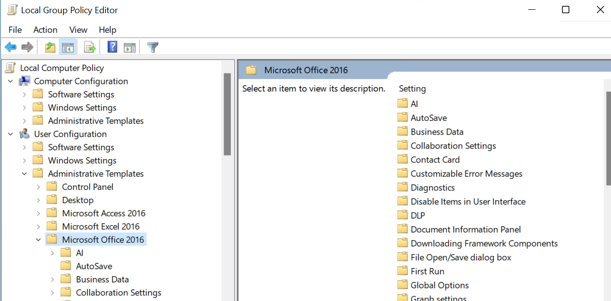 configure group policy 1