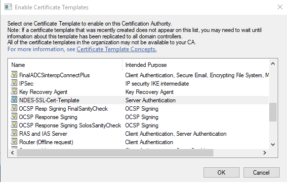 NDES Admin Page 3