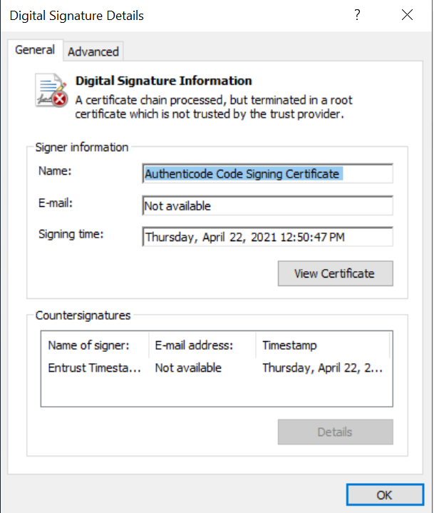 SignSDK 1 Details