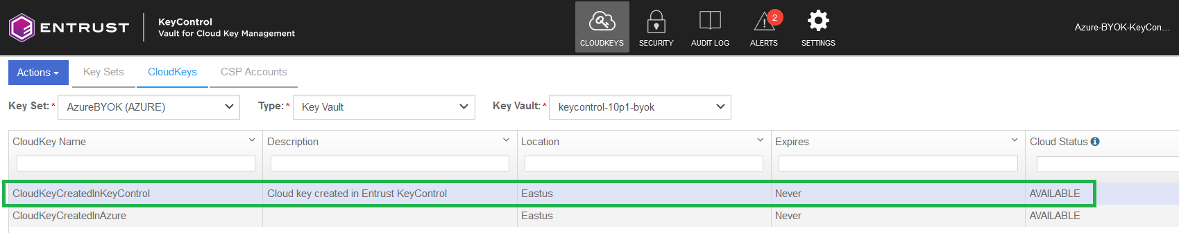 keycontrol cancel deletion cloudkey 2