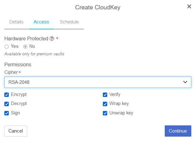 keycontrol create cloudkey 3