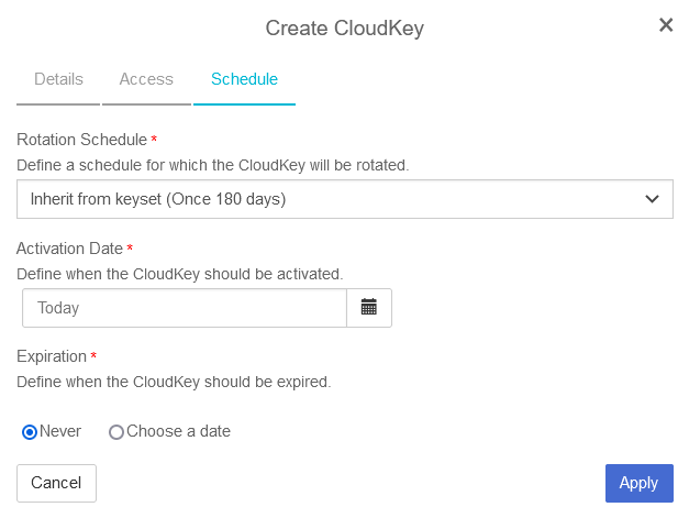 keycontrol create cloudkey 4