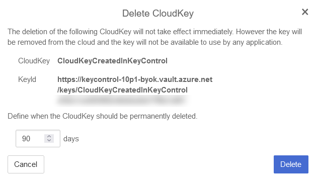 keycontrol delete cloudkey 1