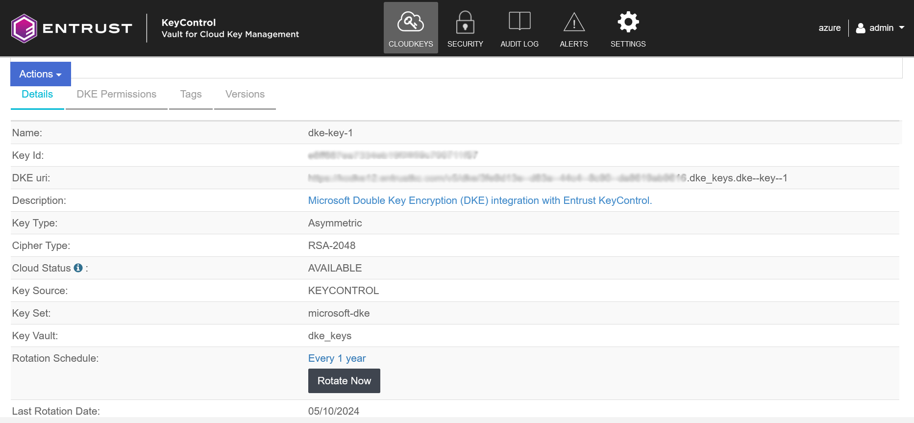 cloud key summary