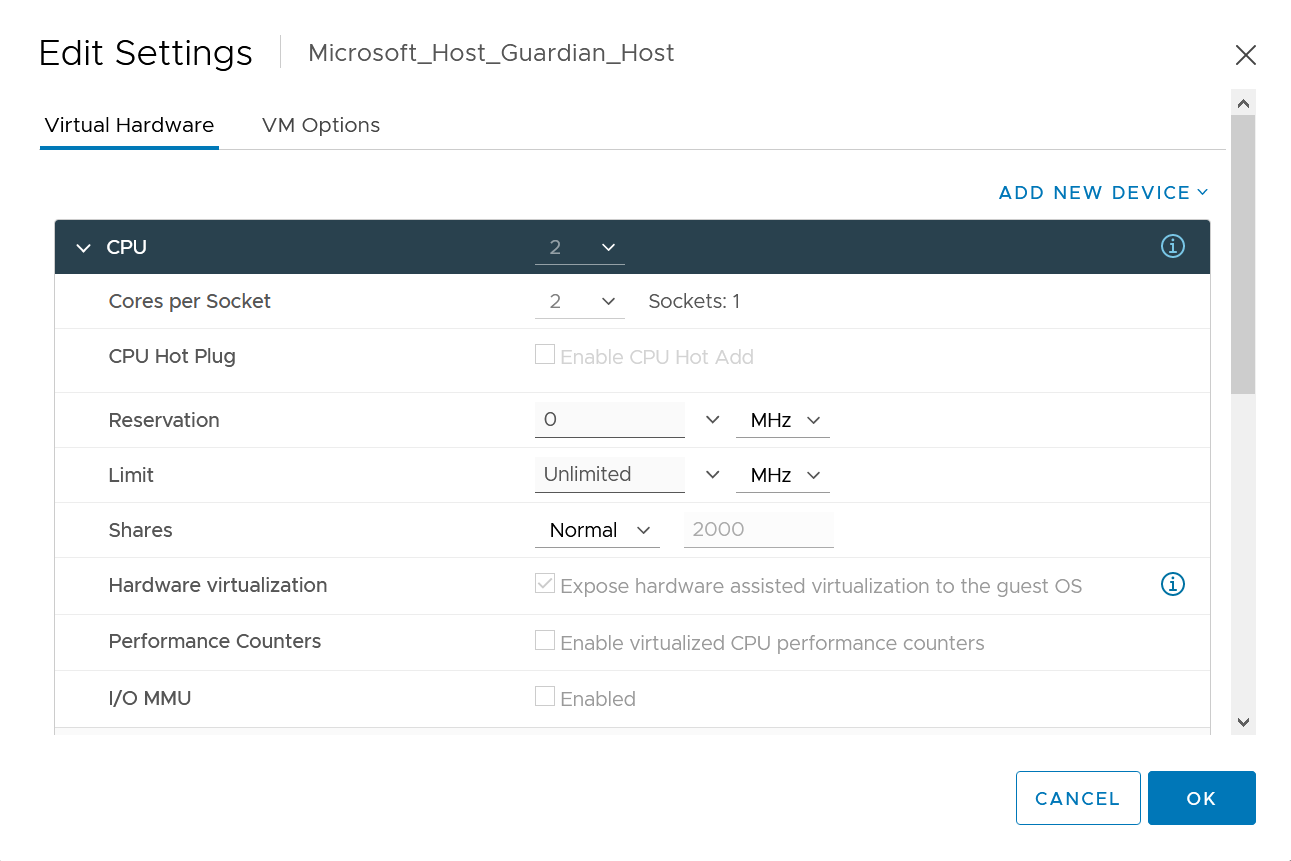 Host Installation 1 HW Assited Checked