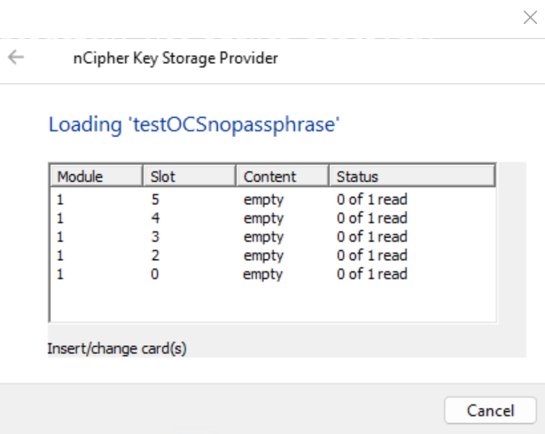 csr create key 5