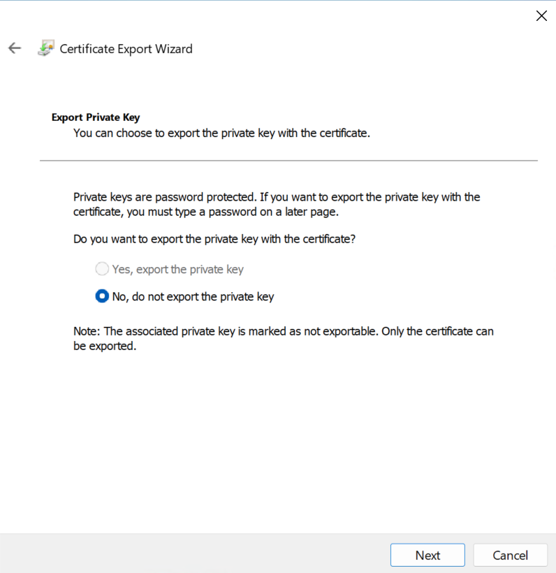 mmc export 3