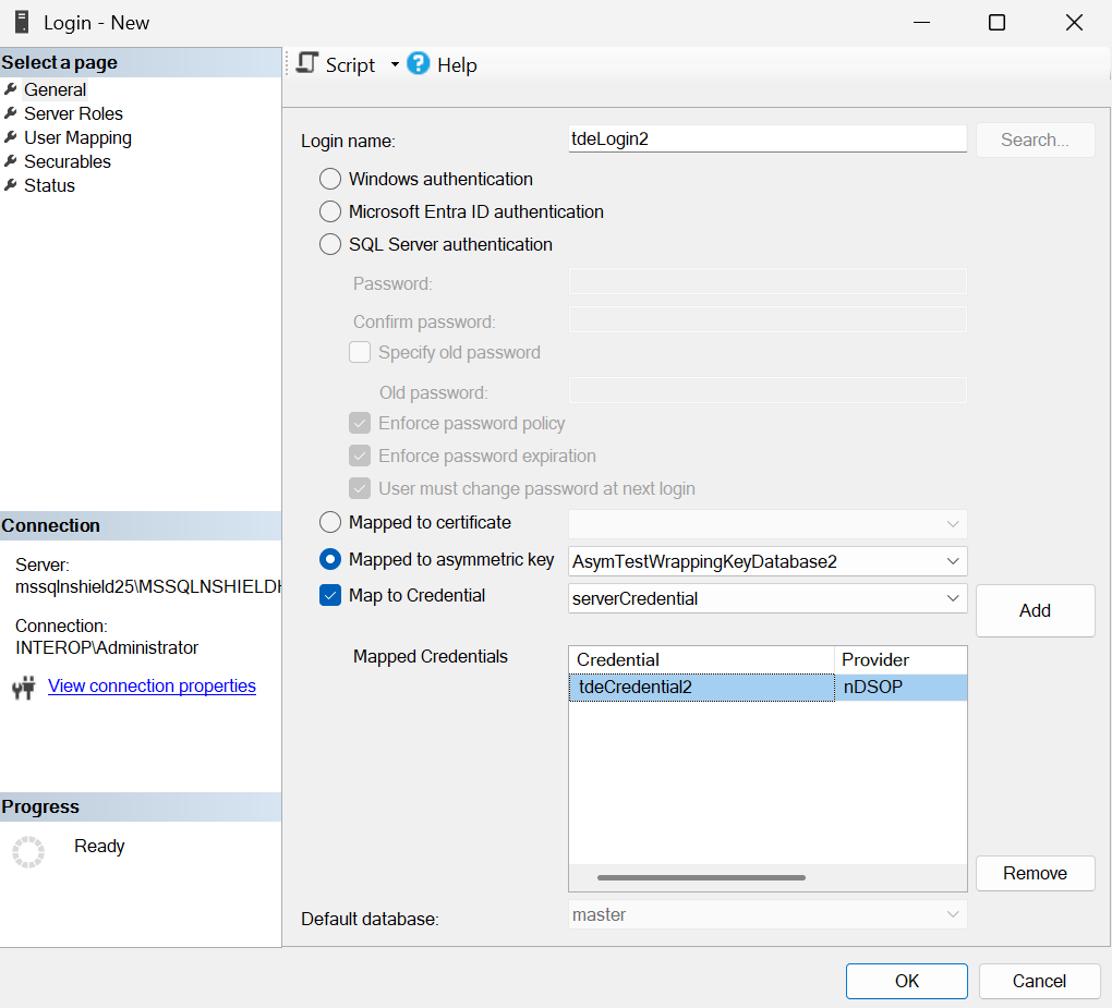 Create Credential Login 2