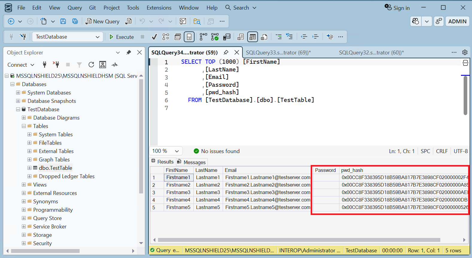 column encryption symmetric encrypted