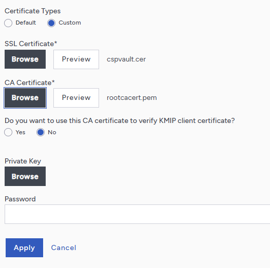 kc server root certs