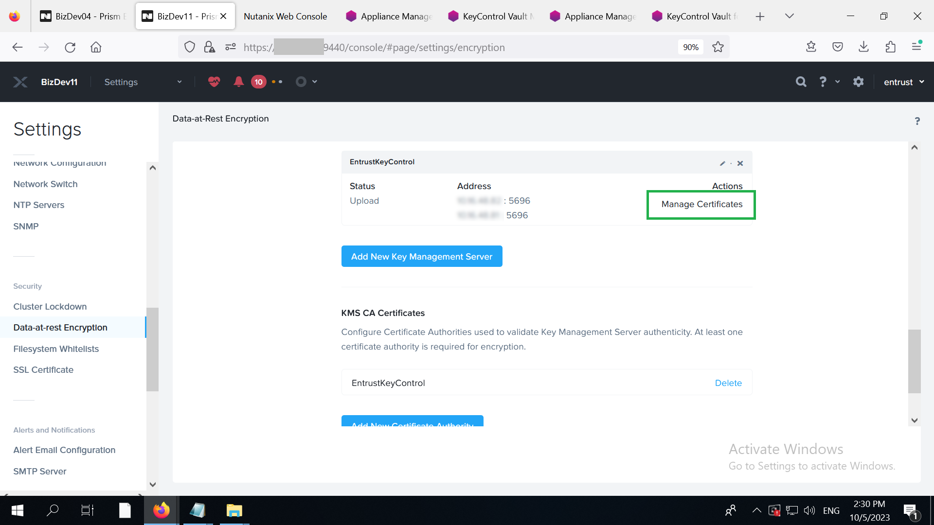 nutanix certauth add cert 1