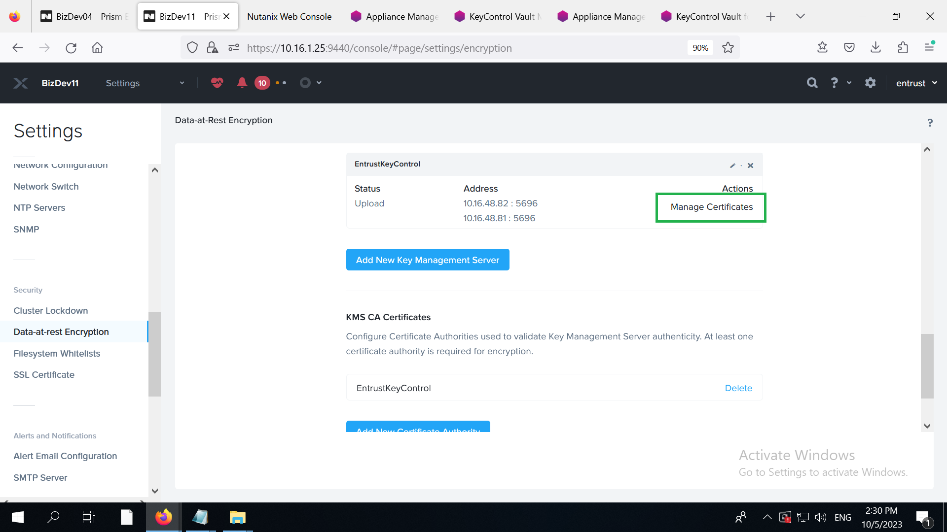 nutanix certauth add cert 1