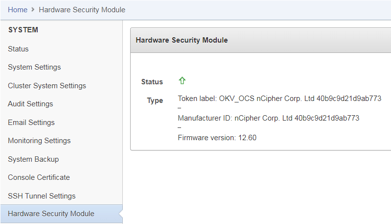 hsm initialize okv