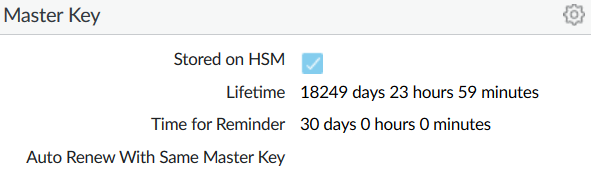 master key update