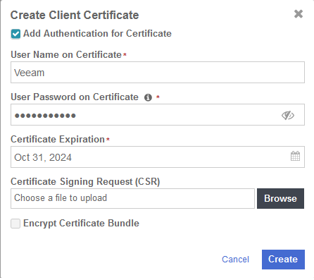 kc create certificate