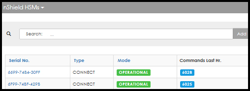 Client host HSM