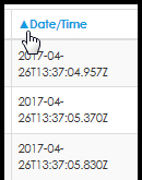 Logs sorted by date