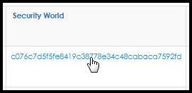 Security World identifier