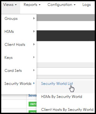View Security World list