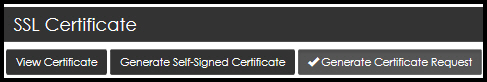 Generate SSL certificate request