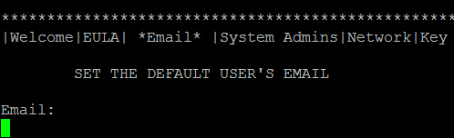 Enter user’s email address