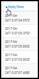 Logs sorted by date