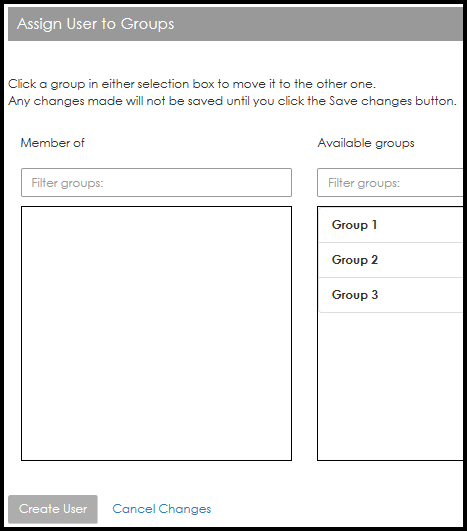 Add user to groups