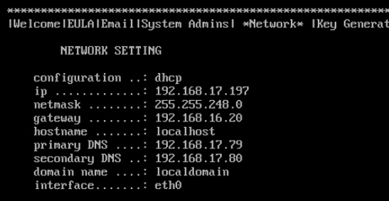 Configure network