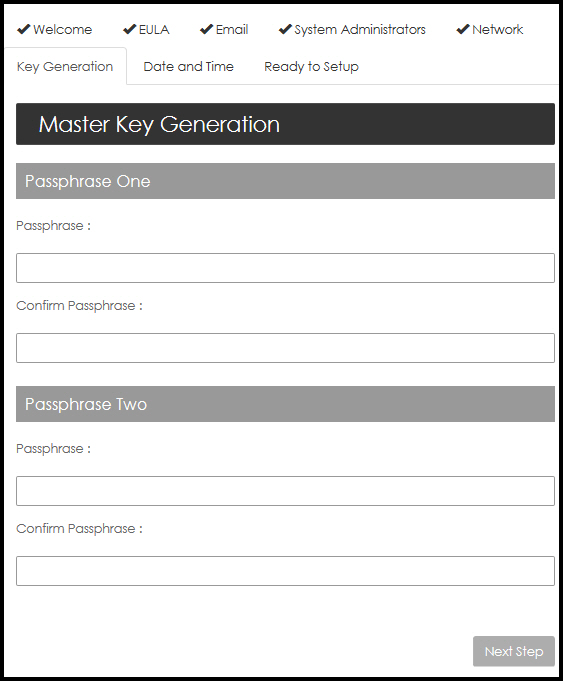 Master key page